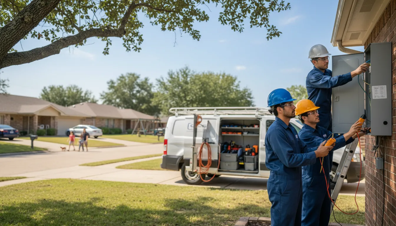 Certified electrician providing emergency electrical services in Bourbon, IN